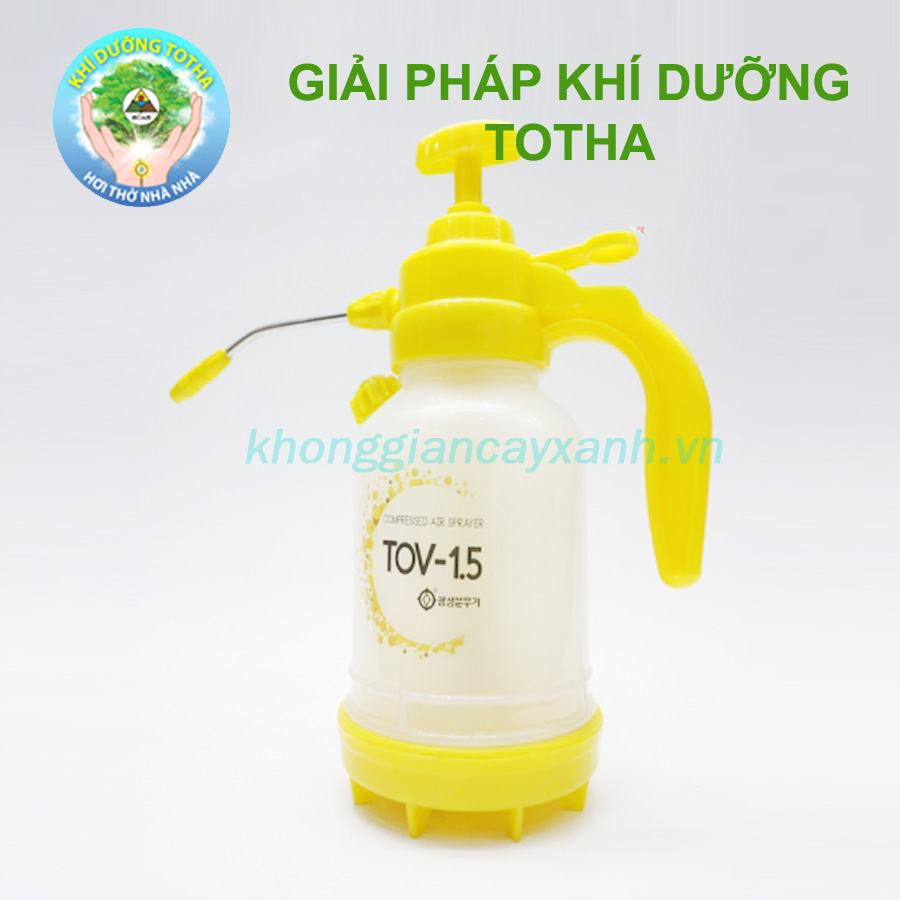 Bình xịt nước tưới cây TOV-1.5L vàng